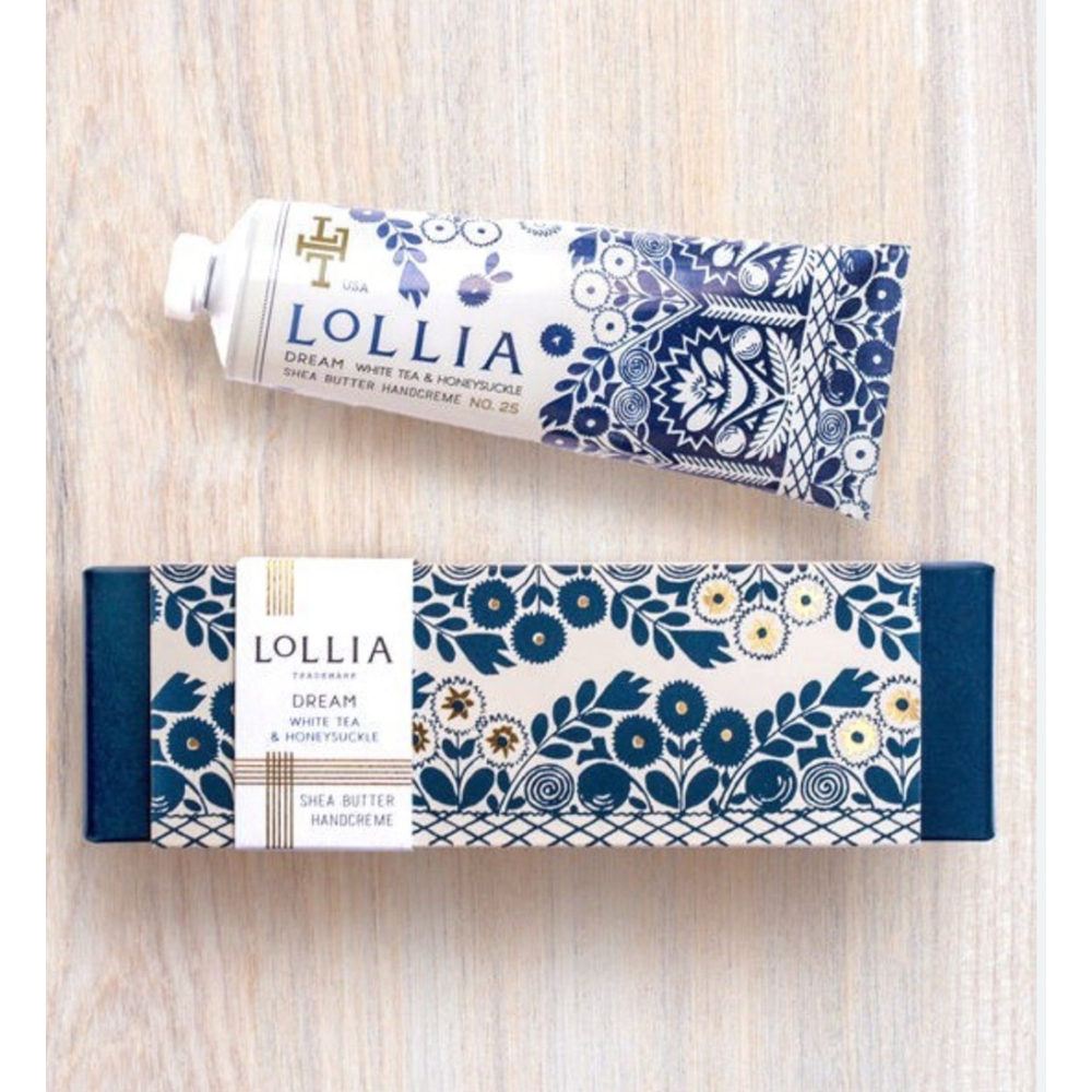 New Lollia Dream Handcreme White Tea and Honeysuckle Shea Butter Cream